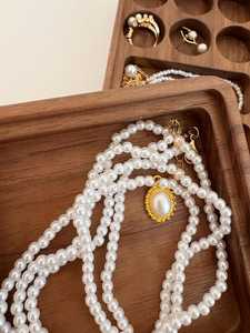 Wooden Jewelry Box with Detachable Trays Multi Compartment Ring Holder Necklace Organizer Bracelet <b>Storage</b> Minimalist Design - Product Image 5