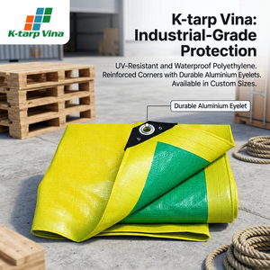 Meilleur Prix 2026 Nouvelle Technologie Bâche PE de Haute Qualité Imperméable et Anti-humidité pour Camion K Tarp LT 02 Livraison Rapide Fabrication - Product Image 1