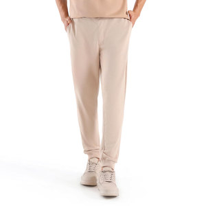 Pantalon de jogging décontracté pour homme, style streetwear, coupe décontractée, coupe-vent, en tissu 100 % coton doux, taille élastique, doublure polaire - Product Image 1