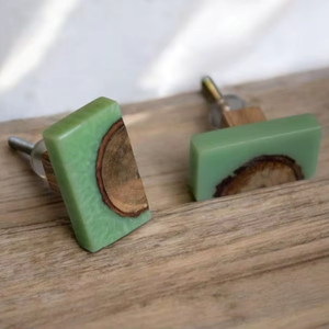 Perillas de Resina de Madera Natural Hechas a Mano, Ecológicas, Diseño Premium, Solución Duradera para Herrajes de Gabinetes, Interior Elegante y Moderno - Product Image 1