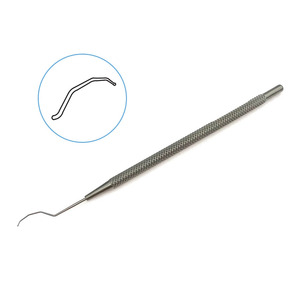 JAMSO INDUSTRIES Minami M Hook Lens <b>Manipulator</b> Stainless Steel Double Eyelid Instrument JI-3325 CE Certified - Product Image 2