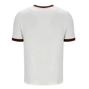 Camisetas de Jersey 100% Algodón de Alta Calidad para Hombre, Corte Ajustado, Cuello Redondo, Logotipo Personalizado, Diseño Frontal en Blanco, Camisetas Personalizadas OEM - Product Image 3
