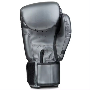 Gants de boxe en cuir personnalisés STYLIRO SPORTS - Imperméables et respirants, gants de sparring professionnels pour adultes - Product Image 2
