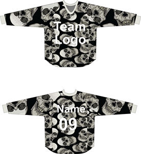 Camiseta Deportiva Personalizada para Paintball, Diseño Moderno en Negro y Rojo, Logotipo del Equipo, Nombre y Número Personalizados, Ropa Deportiva de Alto Rendimiento - Product Image 6