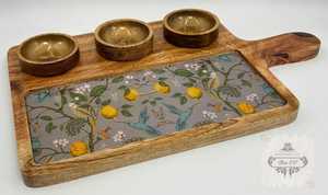 Rectangular Wooden Serving <b>Platter</b> for Food Presentation and Catering - Product Image 5