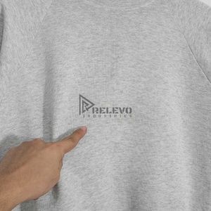 Sweat-shirt en molleton respirant 100% coton 450 g/m², service OEM écologique, pull pour homme - Product Image 2
