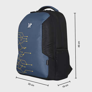 กระเป๋าเป้สะพายหลังแล็ปท็อป Arctic Fox Auto Dark Denim - กระเป๋าเดินทางธุรกิจแบบกันน้ำพร้อมพอร์ต USB - Product Image 4