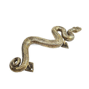 Manija de Puerta Individual de Latón Moderna/Tradicional en Estilo Serpiente para Oficina y Hoteles con Múltiples Tamaños y Diseños Disponibles - Product Image 6