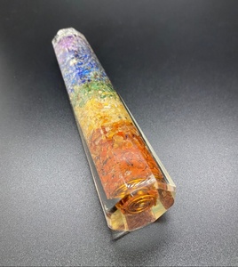Baguettes d'énergie de guérison d'orgone de qualité supérieure, pierre naturelle de sept chakras, Orgone oblisque, tour d'orgonite en gros - Product Image 4