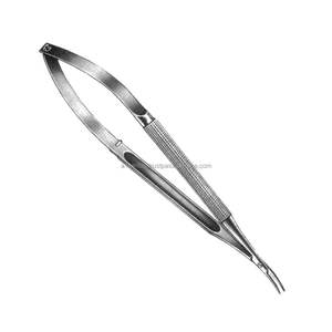 Nouvel ensemble d'instruments chirurgicaux 2026 personnalisés A-1 VERITAS (curvés) de 15 cm, porte-aiguilles micro-Castroviejo pour sutures |   Haute qualité - Product Image 5