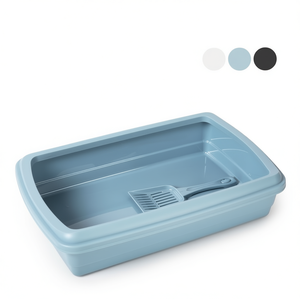 กระบะทรายแมวพลาสติกทรงสี่เหลี่ยมผืนผ้า ขนาด 100 ลิตร ความจุมาก สำหรับแมวในบ้าน - Product Image 2