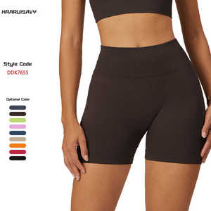 Custom Color Women Seamless Gym Shorts High Waist Scrunch Butt Biker Yoga Running Fitness Breathable Custom Logo OEM Wholesale - Product Image 3