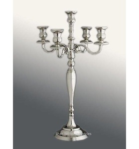 Top high and latest Quality Silver 5 arms <b>Candelabra</b> in cheap price handmade metal Aluminum <b>candelabra</b> for wedding Centerpiece - Product Image 4