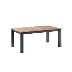 Mesa de Jardín de Madera Maciza de Teca con Patas de Metal, Resistente al Agua, Fácil de Transportar, de Alta Calidad, Precio al por Mayor, Tendencia en Indonesia - Product Image 1