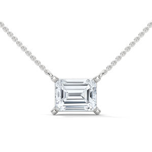 Elegante colgante de plata con diamantes cultivados en laboratorio, perfecto para colecciones de joyería fina, regalos y ocasiones especiales. - Product Image 1