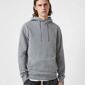 Sweat à capuche pour homme en molleton de coton premium, coupe classique, fabrication directe, broderie chenille écologique et placement du logo. - Product Image 1