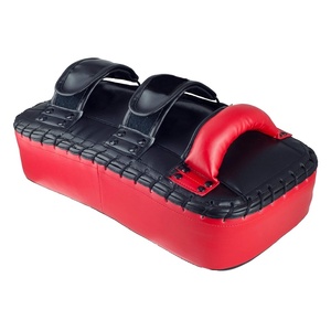 Almohadilla de entrenamiento profesional de cuero genuino para boxeo y Muay Thai, para patadas y golpes, objetivo de pie para Muay Thai - Product Image 4