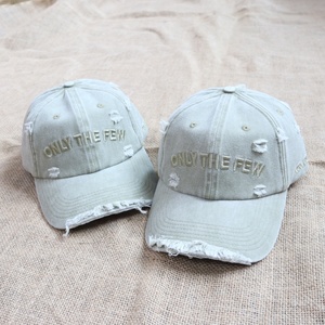 High-quality Thick Cotton Washed Distressed Dad Hat Stylish <b>Vintage</b> Unstructured Casual 6 Panel Embroidered logo Baseball <b>Caps</b> - Product Image 3