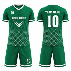 Uniforme de Fútbol Personalizable de Alta Calidad para Hombre y Mujer, Camiseta Corta con Nombre Personalizado, 100% Poliéster, Sublimación Digital, Anti-UV, Ecológico - Product Image 2