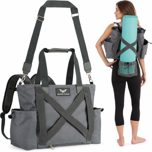 Fashion Waterproof Large Capacity <b>Corduroy</b> Yoga <b>Bag</b> Portable Gym & Travel <b>Tote</b> with Shoulder Strap Convertible - Product Image 1