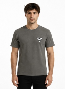 เสื้อยืดคอกลมแขนสั้นทรงปกติสำหรับผู้ชาย VALVA SPORTS VS-120 รุ่นขายดี ผลิตจากโพลีเอสเตอร์/คอตตอน พิมพ์ลายซิลค์สกรีน แห้งเร็ว - Product Image 1
