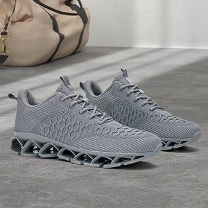 Hot Selling Cushion <b>Boots</b> Sneaker Joggers Running Walking Style Fashion Trainers Shoes Breathable With Laces Up Sports Footwear - Product Image 5