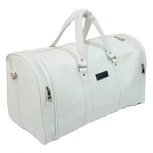กระเป๋าเดินทางหนังแท้ขนาดใหญ่ ใส่ของได้เยอะ ใช้ได้ทั้งเดินทางท่องเที่ยว พักค้างคืน ออกกำลังกาย  กระเป๋าถือสำหรับผู้ชาย  สกรีนโลโก้ได้  สไตล์วินเทจ - Product Image 3