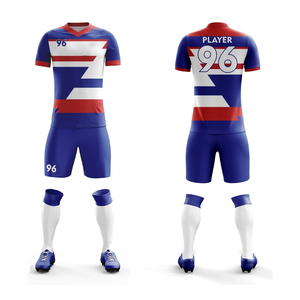 Uniforme de Fútbol de Invierno para Hombre, Impresión Premium, Diseño Completo en Camiseta y Pantalones Cortos, Tela de 120g, Marca de Equipo Personalizada - Product Image 1