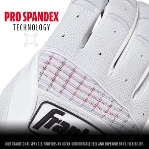 Gants de frappe de baseball en cuir respirant avec emblème personnalisé sur le thème des drapeaux, pour la vente en gros - Product Image 3