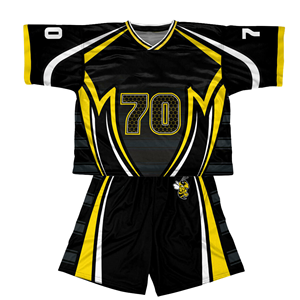 Conjunto de Uniforme de Lacrosse Azul Claro Sublimado Personalizado, Jersey y Pantalones Cortos Transpirables para Hombre, Ropa Deportiva de Secado Rápido - Product Image 3