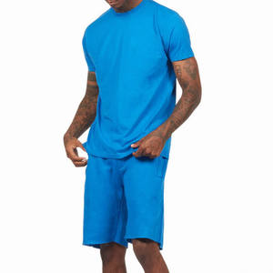 Ensemble de t-shirt et short de sport pour homme, tenue de sport décontractée en deux pièces, tenue de sport pour la salle de sport, la remise en forme, l'entraînement quotidien, style de vie estival - Product Image 1