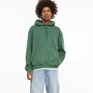 Sweat à capuche basique en molleton épais 100 % coton pour homme, chaud, avec poche, broderie personnalisée, hiver, fabriqué au Pakistan, haute qualité - Product Image 2