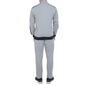 Unisex <b>White</b> Hooded Tracksuit Set Solid Color Full Length <b>Pants</b> With Side Pockets Casual Autumn Wear 100% Cotton Loose Fit - Product Image 2