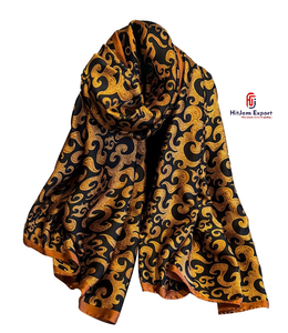 High Quality Luxury Printed Long <b>Scarf</b> Soft Fabric Head <b>Scarf</b> Custom Logo White Label OEM ODM Fabric Product Manufacturer - Product Image 1
