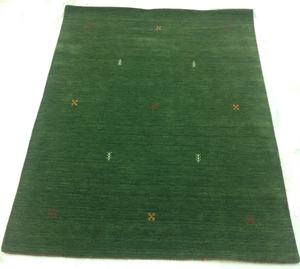 Alfombra Moderna Lori Buff de Algodón Tejida a Mano, Tonos Tierra, Minimalista, Geométrica, Marrón, Beige, Floral, Estilo Escandinavo, Acolchada - Product Image 2