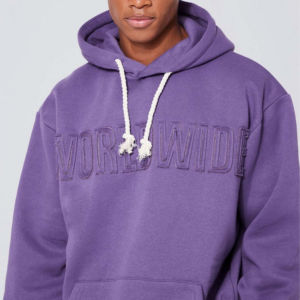 เสื้อฮู้ดดี้สั่งทำขายส่งพร้อมโลโก้ เสื้อผ้าผู้ชาย ผู้ผลิตเสื้อฮู้ดดี้ลายนูน ระบายอากาศได้ดี ราคาขายส่ง เสื้อฮู้ดดี้ลายนูน - Product Image 2