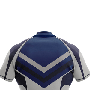 Ropa Deportiva, Camiseta de Rugby de Manga Corta, 100% Poliéster, Absorbente de Humedad, Transpirable, para Adultos, Unisex, Servicio OEM, Última Colección - Product Image 4