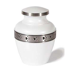 Black Paw Print Bend Cremation Urn Medium Size Metal Pet Urns For <b>Ashes</b> Memorial Cat & Dog <b>Ashes</b> <b>Keepsake</b> Cremation Urns - Product Image 4