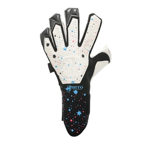 Guantes de Portero de Alto Rendimiento OEM, Palma Delantera Húmeda y Seca, Dorso de Látex, Impresión por Sublimación y Corte Híbrido con Inyección de Silicona - Product Image 2