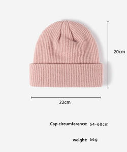 Casquette beanie unisexe personnalisée 100% laine, style streetwear avec broderie et strass pour le sport et les activités de plein air - Product Image 4