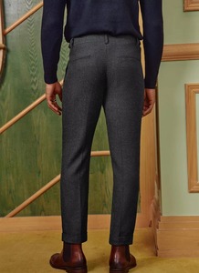 Pantalon décontracté respirant pour homme grande taille printemps-automne, taille élastique ajustée, coupe pantalon court - Product Image 4