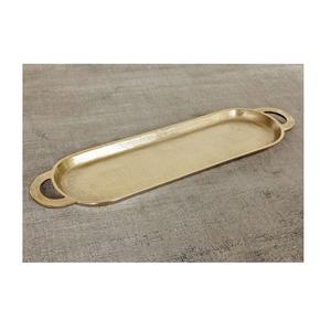 Bandeja de Servicio Metálica Festiva, Perfecta para Fiestas, Celebraciones y Ocasiones Especiales, Presentación de Alimentos - Product Image 1