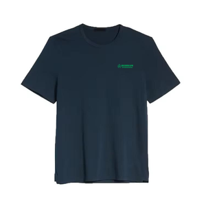 T-shirts pour hommes en coton biologique 100% de qualité supérieure Coupe classique à manches courtes T-shirts décontractés de couleur unie à la mode pour hommes - Product Image 2