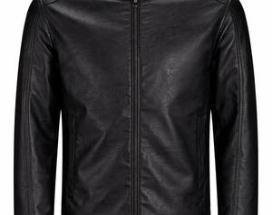 Chaqueta de Cuero para Hombre, Impermeable, Cortavientos, Transpirable, Estilo Urbano, Ajuste Cómodo, Prenda Exterior Duradera, Venta al Por Mayor - Product Image 3