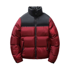 High Quality Warm Winter Outdoor Puffer Jacket Winter <b>Padded</b> Jacket Plain Zipper up Bubble Jackets Down <b>Coats</b> Stand Collar - Product Image 1
