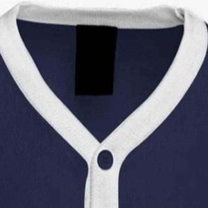 Cardigans bleu marine à col en V avec logo personnalisé, manches longues, tricotés, pour sororités et fraternités, vêtements d'automne et d'hiver - Product Image 3