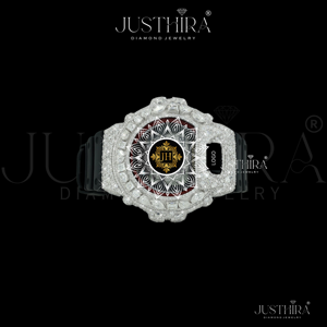 Montre G-Sh0ck Premium avec Moissanite VVS et Grands Diamants Sertis, Montre-Bracelet de Luxe avec Diamants, Prix le Plus Bas et le Meilleur de Tous les Temps - Product Image 2