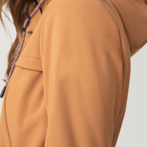 Veste coupe-vent brodée en tricot pour femme, légère, imperméable et respirante, idéale pour la randonnée en extérieur en hiver, avec fermeture éclair - Product Image 4