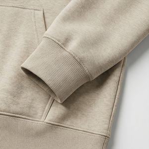 Unisex 100% Cotton Fleece Hoodie Custom Oversized Plus Size <b>Pullover</b> Embroidery Printed Logo 500GSM <b>Men</b> Women Customized Color - Product Image 6