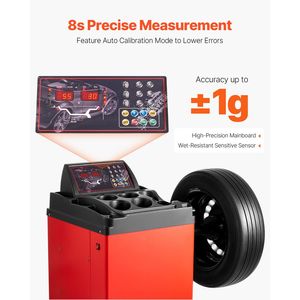 Macchina Smontagomme Durevole da 18 Pollici con 4 Misure di Cono 45 #   Bilanciatore per pneumatici rinforzato in acciaio, strumento per l'allineamento ruote Comp - Product Image 3